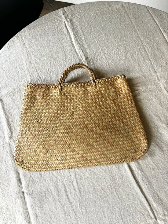 Vintage Handbags - Vintage Handwoven Market Bag